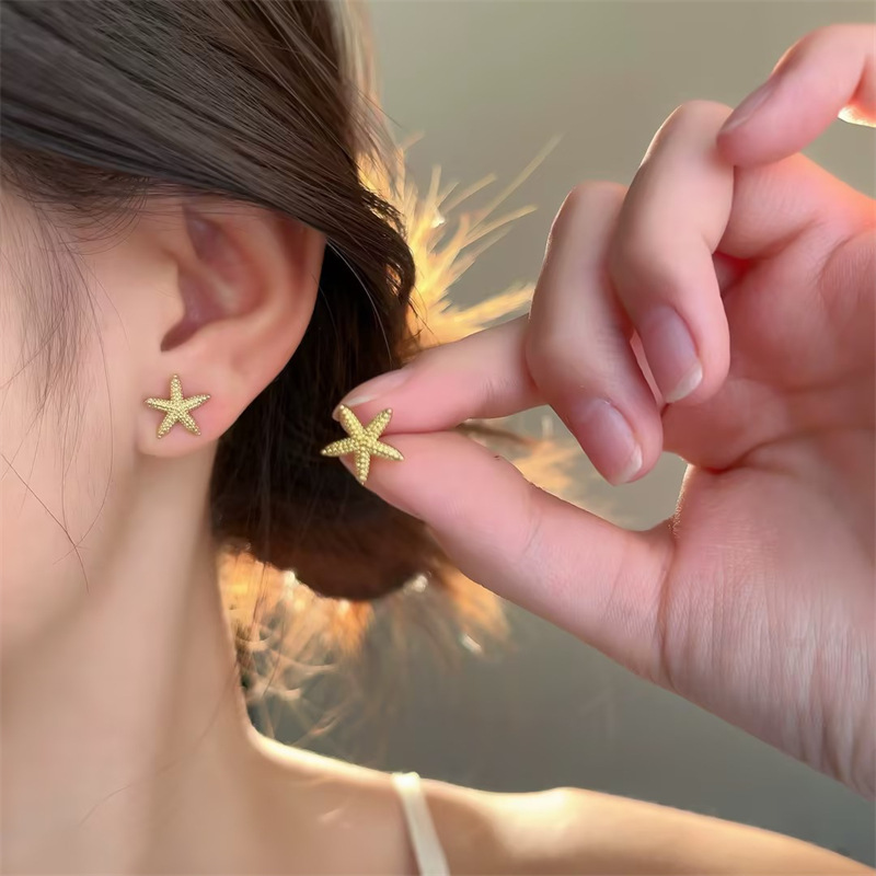 Street Fashion Earrings - Modische und trendige Seestern-Ohrringe mit weiblichem