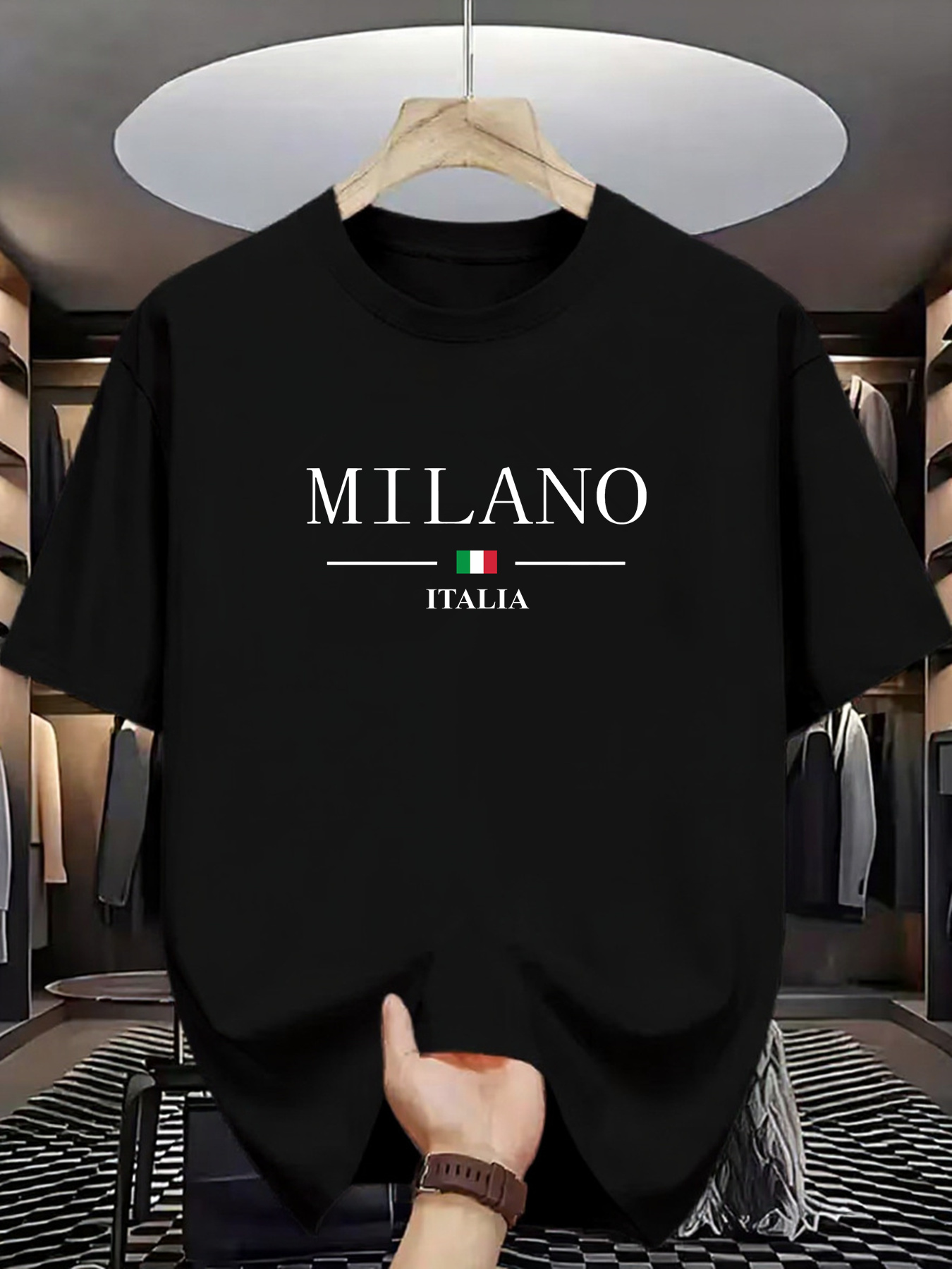 Street Fashion Milan - Milan Italienischer Druck Herren Atmungsaktive Polyester