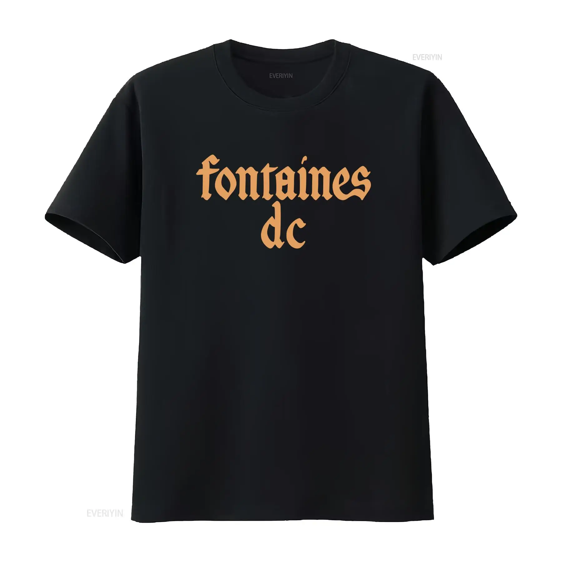 Street Fashion Dance - Fontaines D C „Gothic Logo“ schwarzes