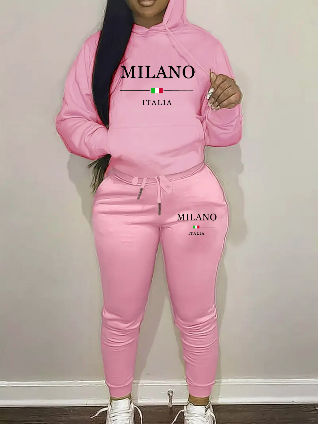 Street Fashion Milano - Damen Herbst und Winter lässige Mode