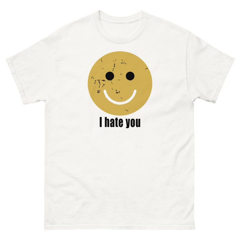 Street Fashion Model - Ich hasse dich, Smiley-Gesicht, neues Modell,