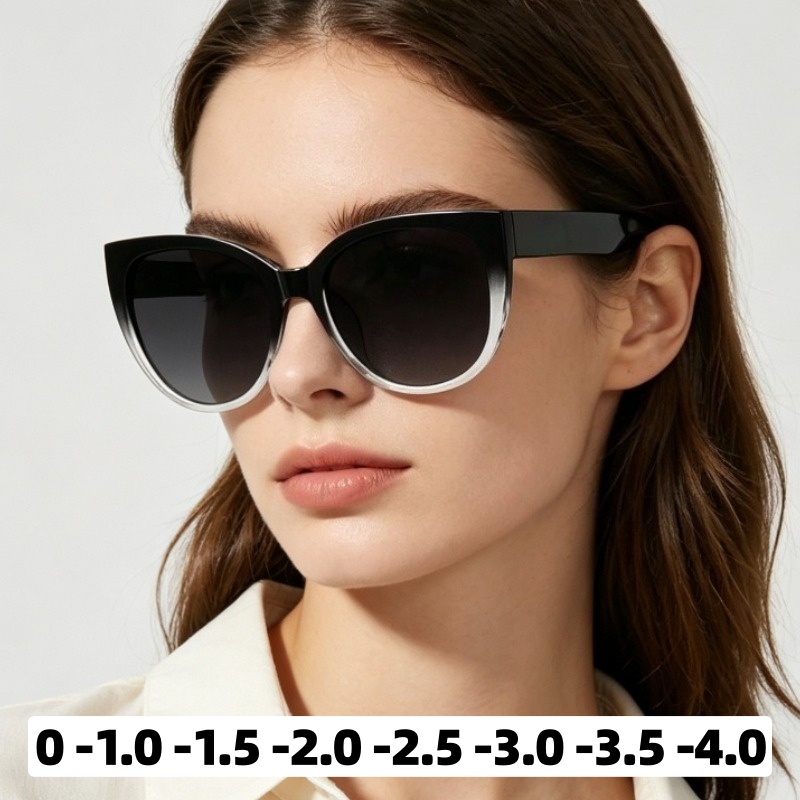 Street Fashion Definition - Neue modische Cat-Eye-Sonnenbrille für Kurzsichtige, trendige