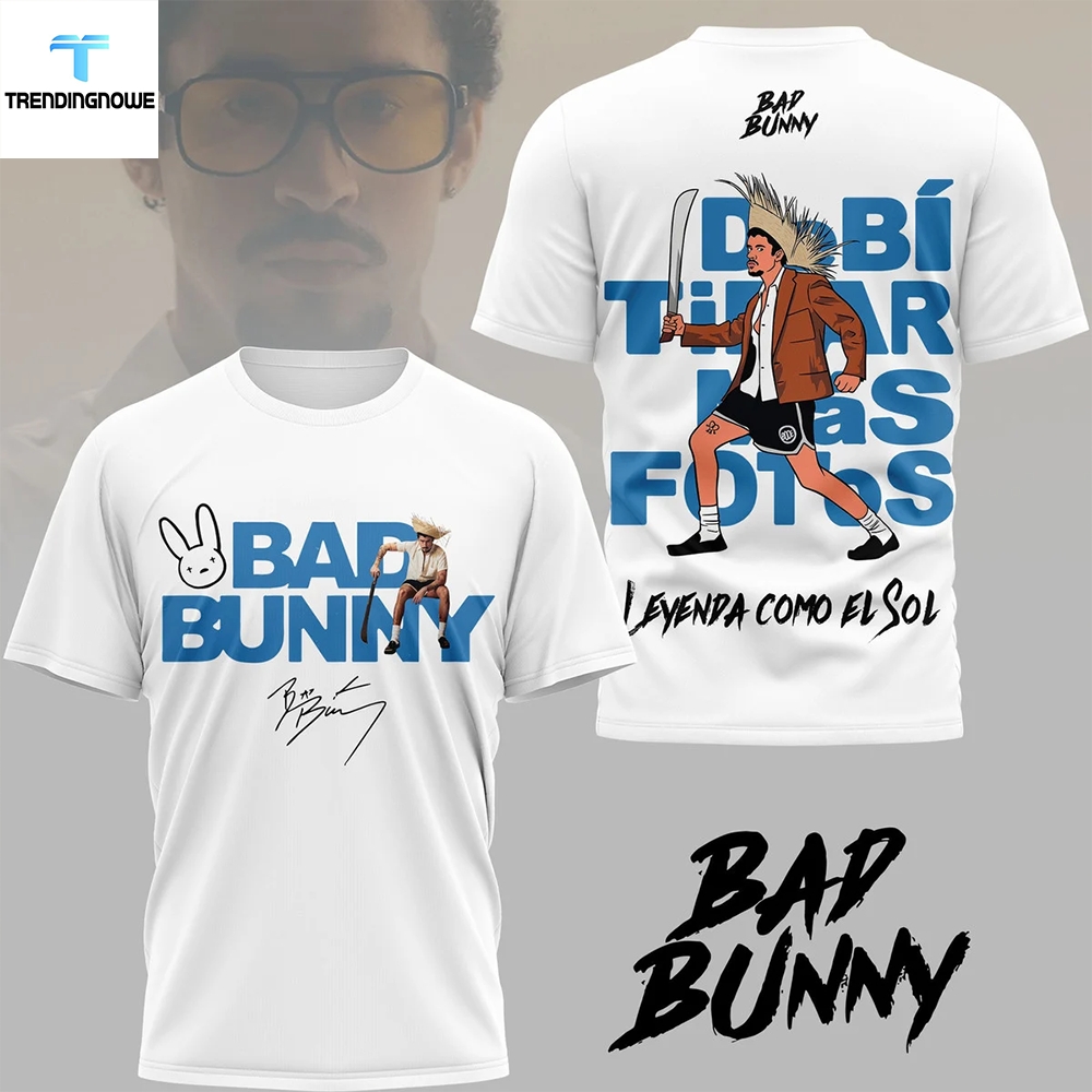 Foto Street Fashion - 3D-gedrucktes Bad Bunny Debi Tirar Mas
