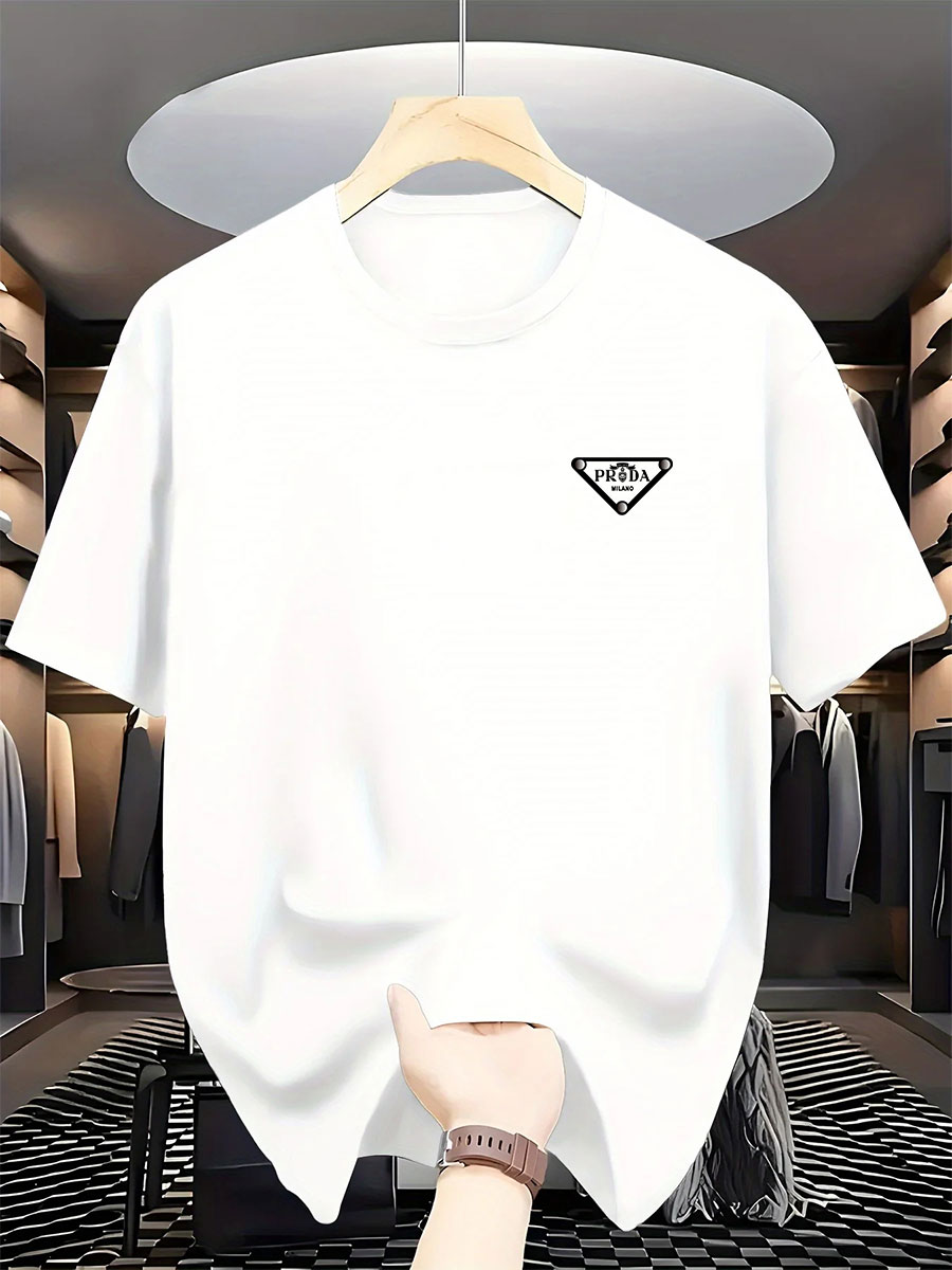 Street Fashion Milan - 2026 Neues Herren-T-Shirt im Mailänder Modetrend,