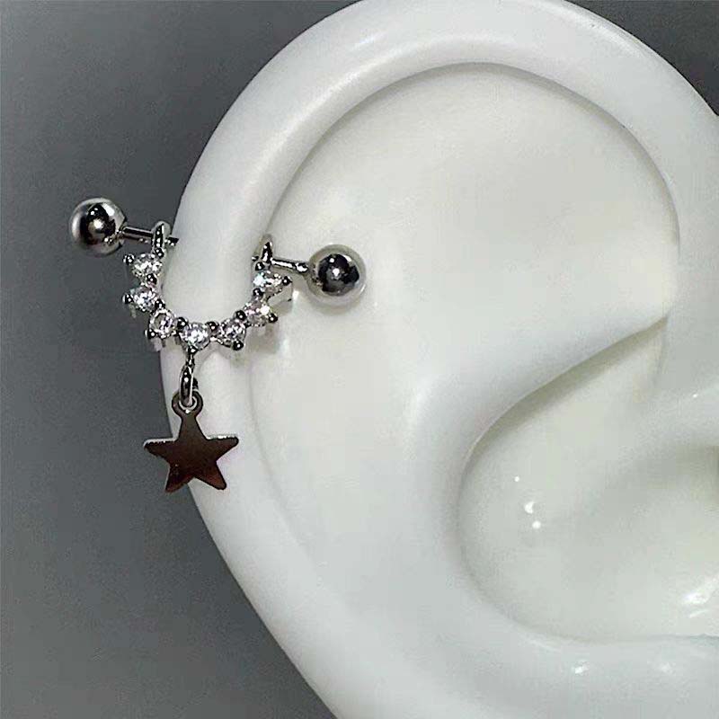 Street Fashion Earrings - Sexy Trendige Zirkon-Stern-Ohrstecker für Frauen und