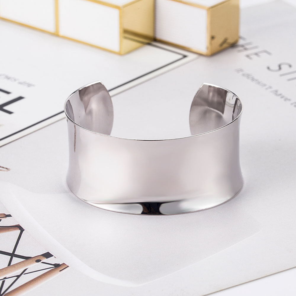 Street Fashion Europe - Europäische Mode, schlichtes Armband aus 925er