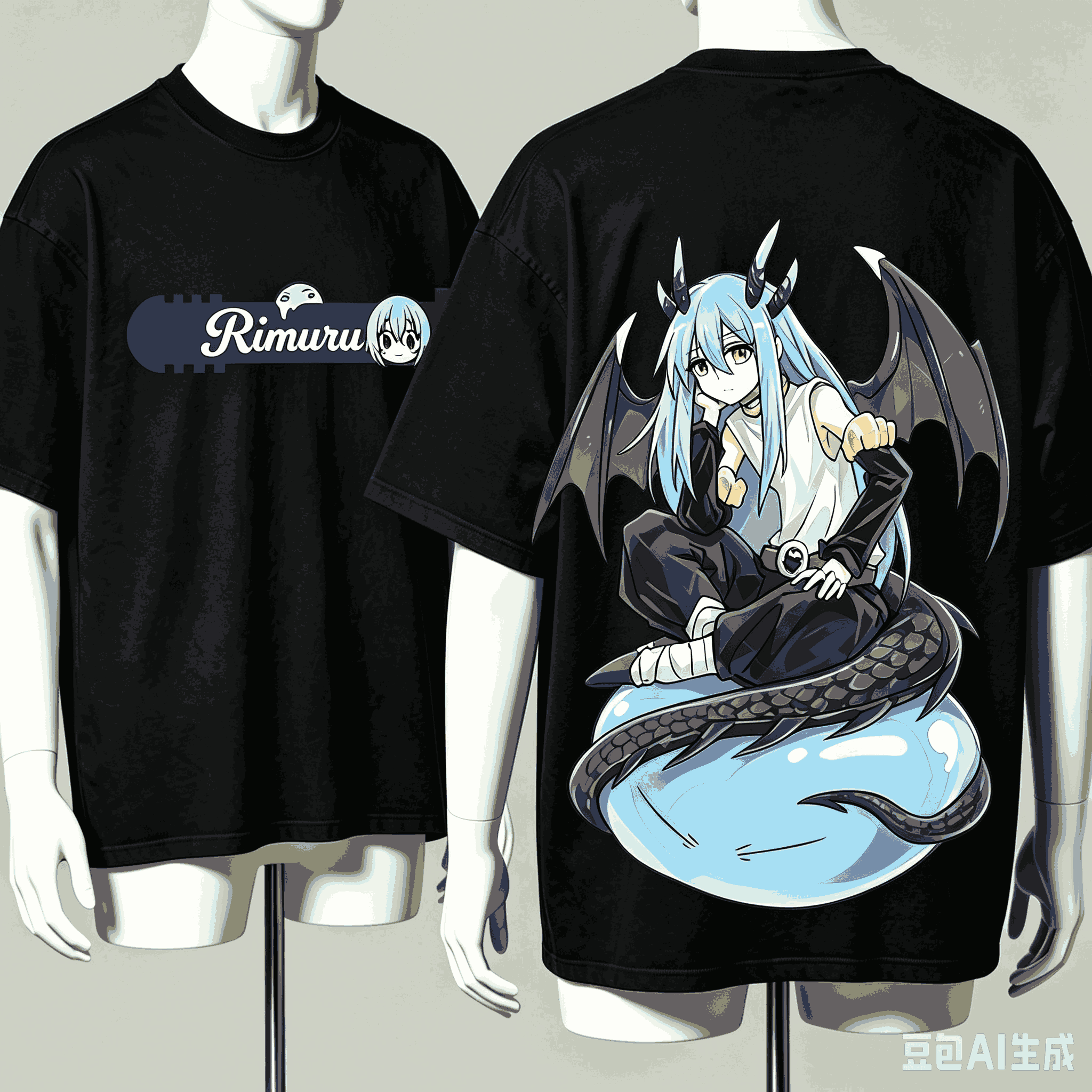 Street Fashion Model - Slime Rimuru Anime Lover T-Shirt Harajuku