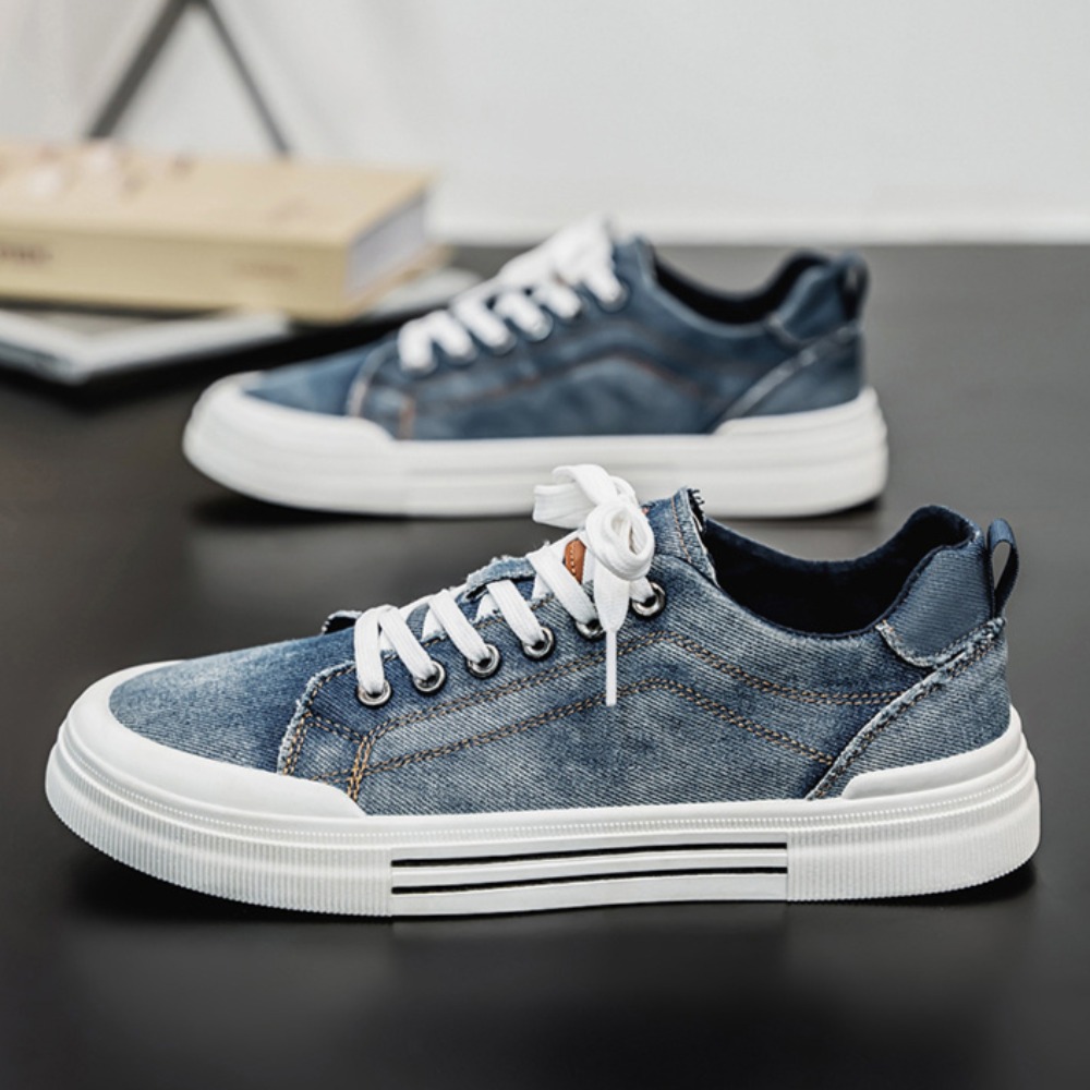 Mesh Top Layering - Atmungsaktive Leinwand Schuhe Männer Turnschuhe Weichen