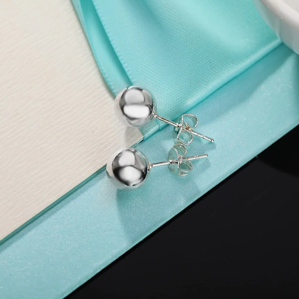 925 Sterling Silber klassische – Street Fashion Earrings Bewertung und Preis