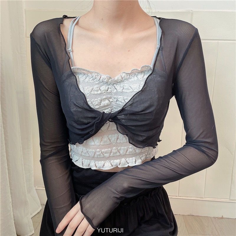 Damen Mesh Ballett-Überwurf mi – Mesh Top Layering Bewertung und Preis
