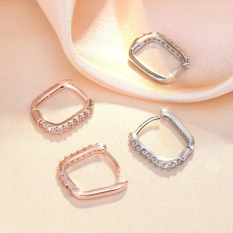 Hochwertige 925er-Sterlingsilb – Street Fashion Earrings Bewertung und Preis