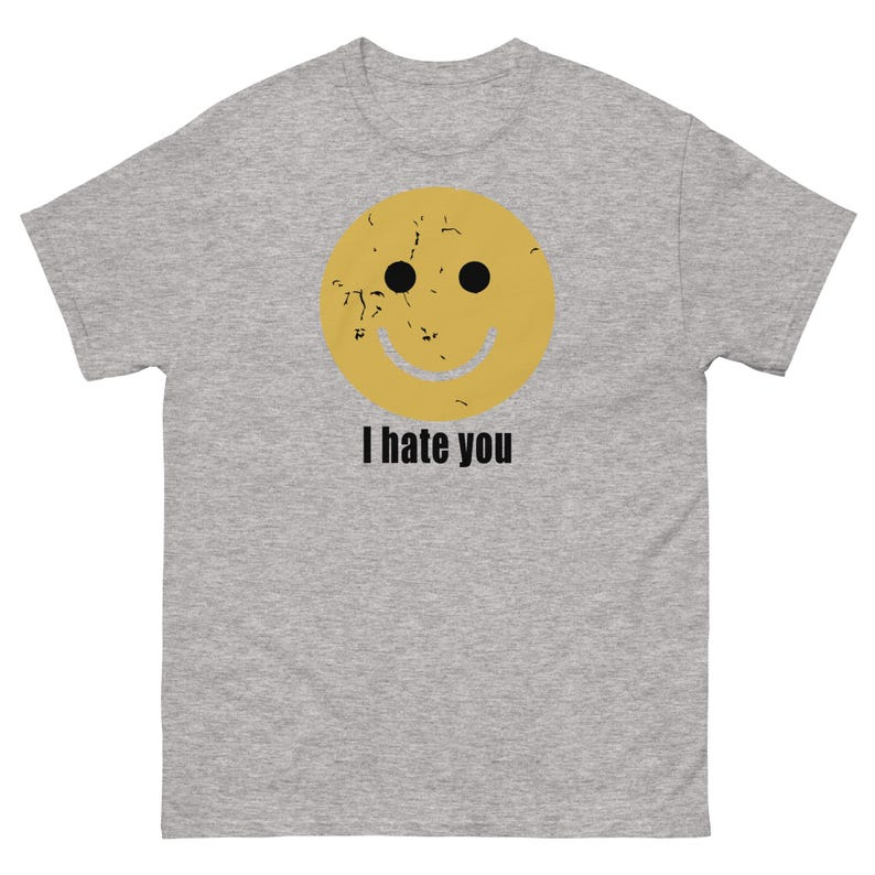 Ich hasse dich, Smiley-Gesicht – Street Fashion Model Bewertung und Preis