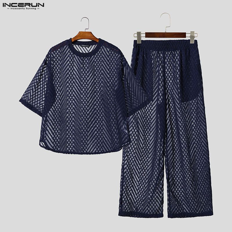 INCERUN Herren-Sets Durchsicht – Street Fashion Dance Bewertung und Preis