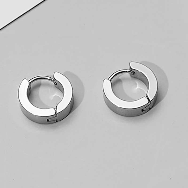 4 Paar Punk Stahl Farbe Edelst – Street Fashion Earrings Bewertung und Preis
