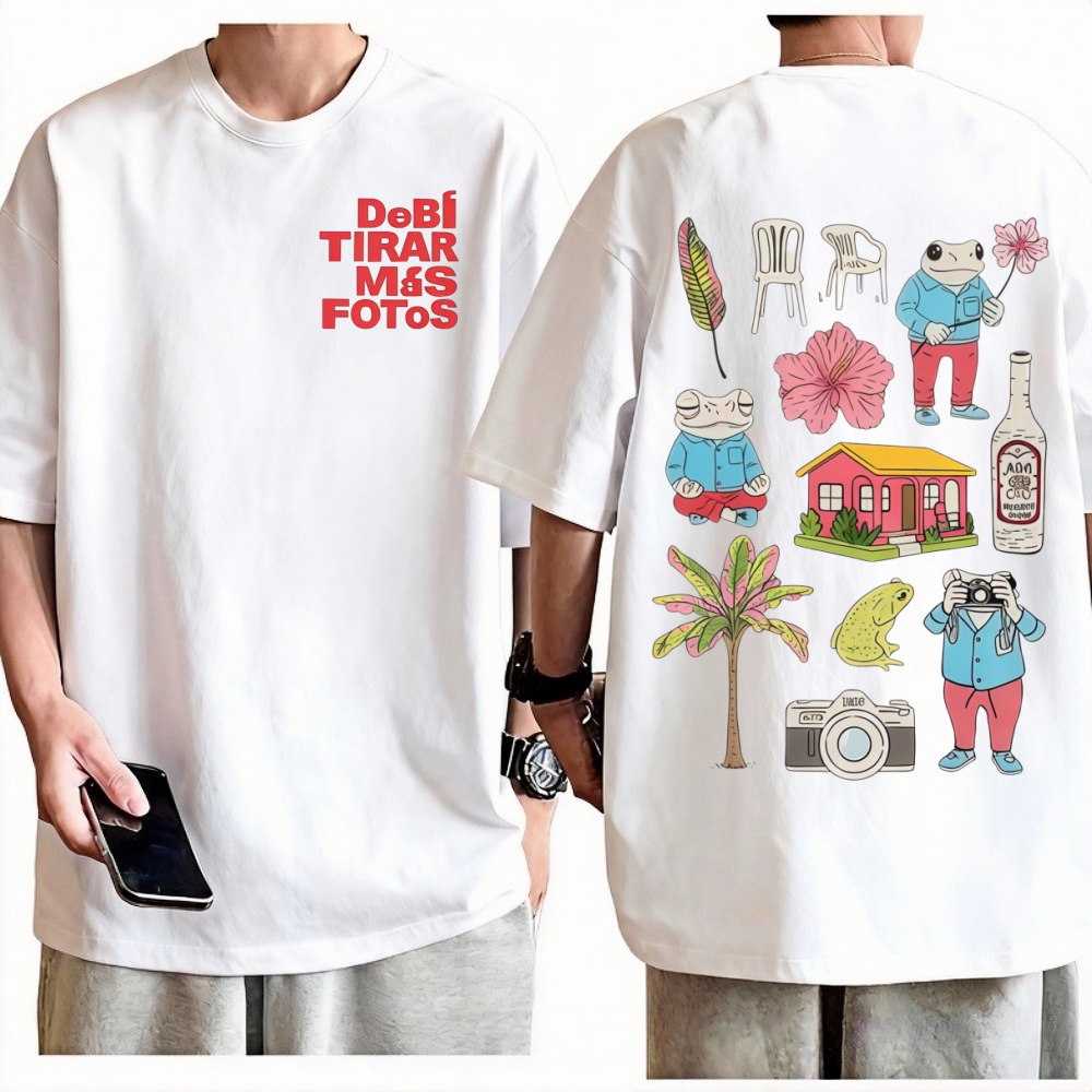 Rapper Bad Bunny T-Shirt Debi  – Foto Street Fashion Bewertung und Preis
