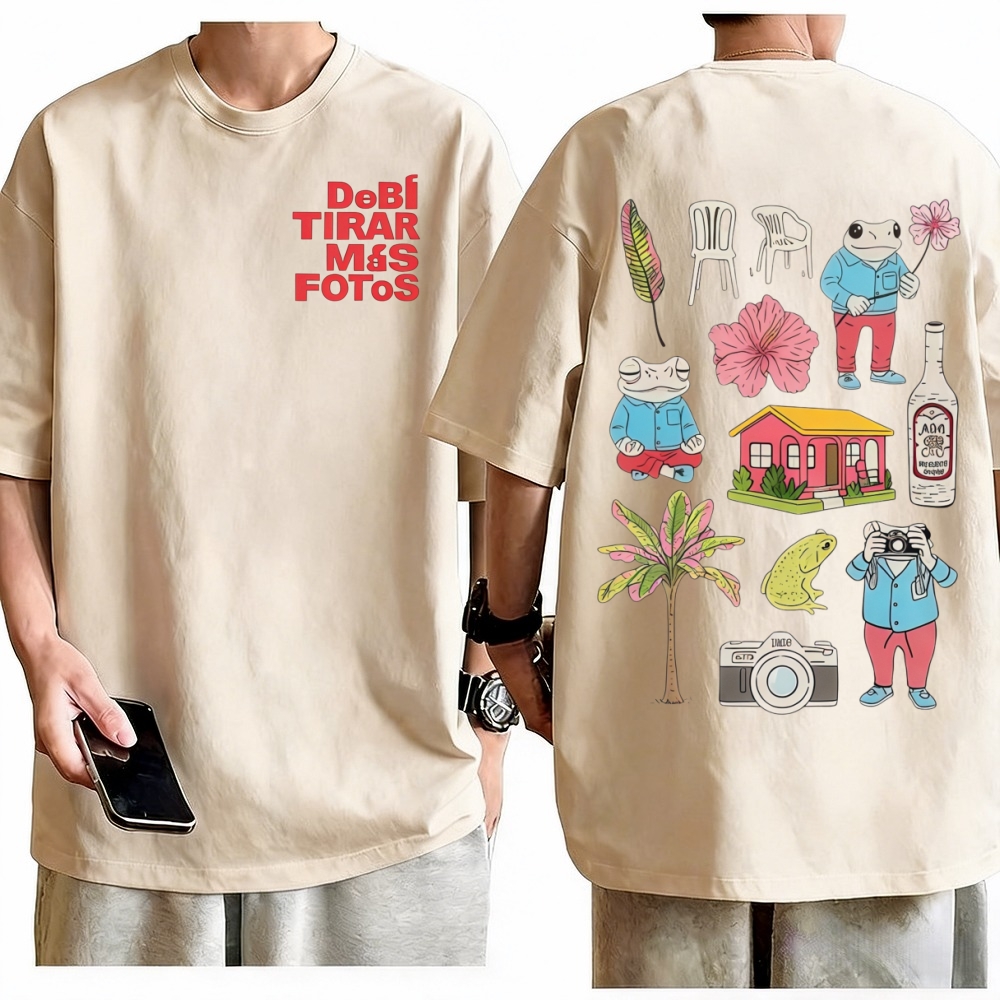 Rapper Bad Bunny T-Shirt Debi  – Foto Street Fashion Bewertung und Preis