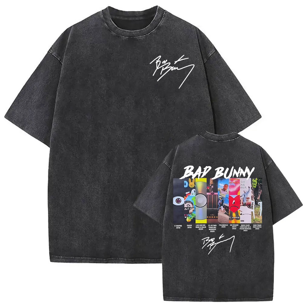 Bad Bunny DTMF Debi Tirar Mas  – Foto Street Fashion Bewertung und Preis