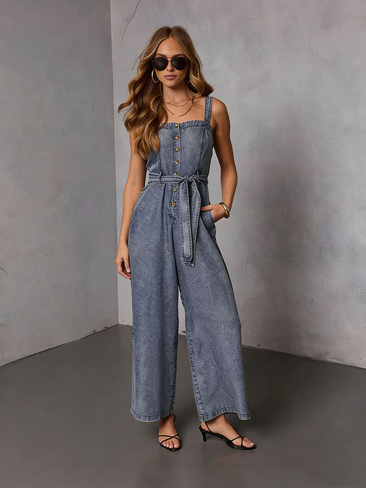 Sommer Vintage Damen Denim-Jum – Street Fashion Vintage Bewertung und Preis
