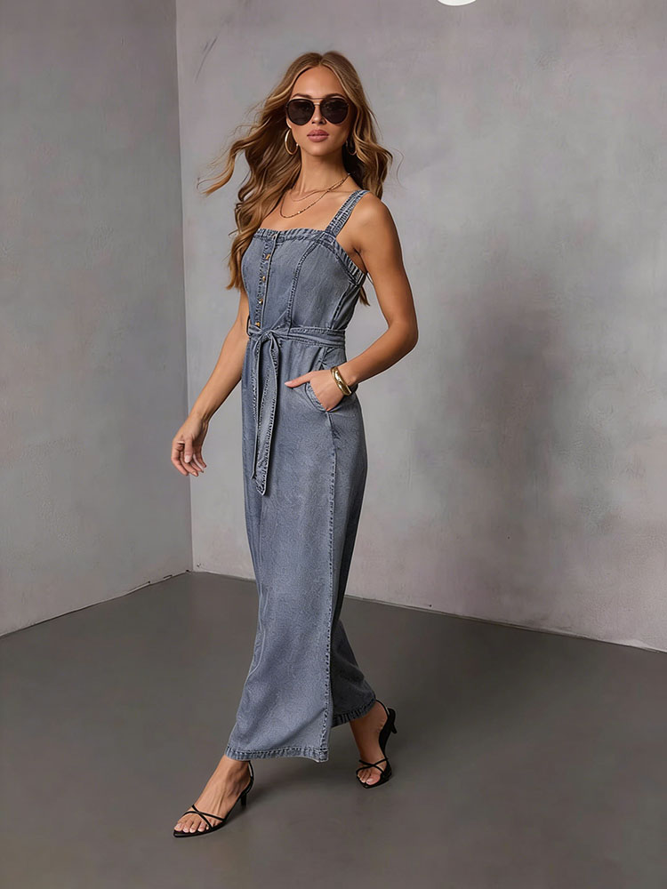 Sommer Vintage Damen Denim-Jum – Street Fashion Vintage Bewertung und Preis