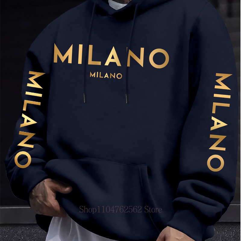 Milano Hoodie mit Buchstaben-P – Street Fashion Milano Bewertung und Preis