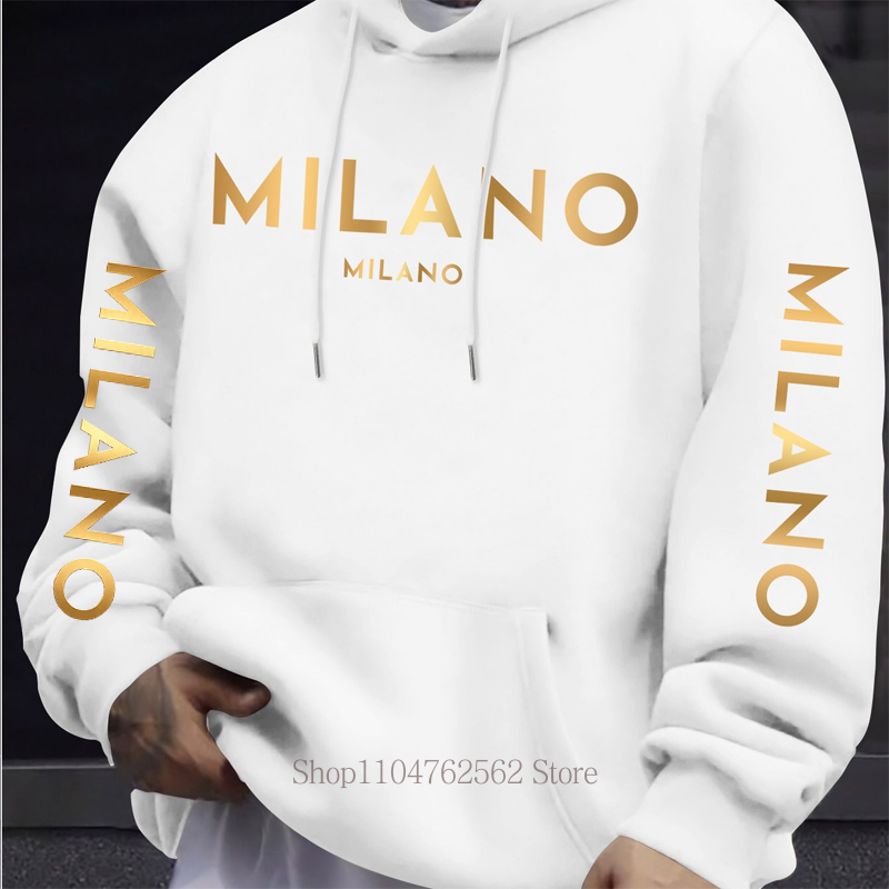 Milano Hoodie mit Buchstaben-P – Street Fashion Milano Bewertung und Preis
