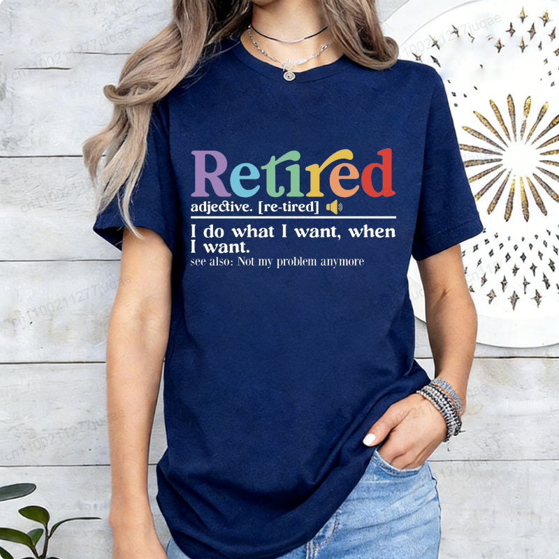 Lustiges Ruhestand-T-Shirt, T- – Street Fashion Definition Bewertung und Preis