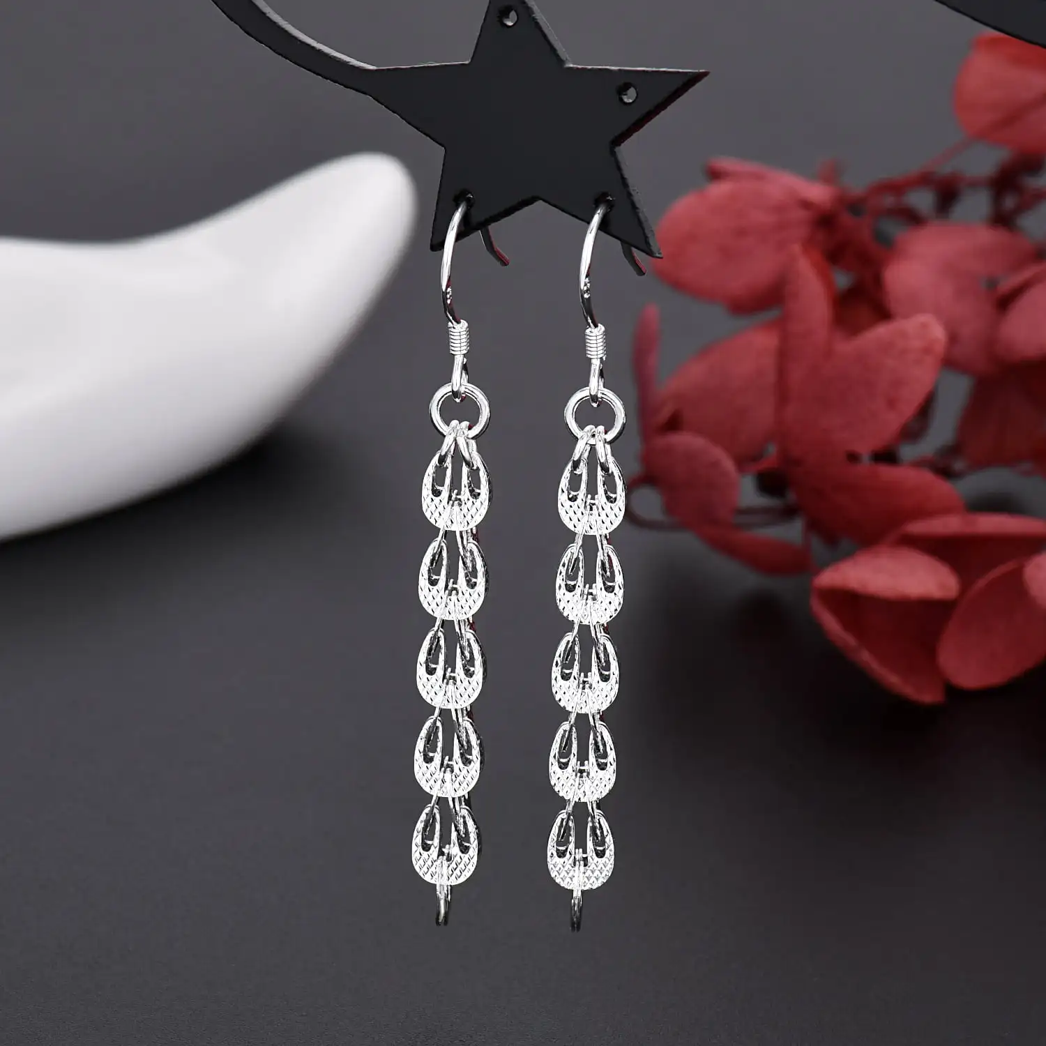 Neue elegante Ohrringe aus fei – Street Fashion Earrings Bewertung und Preis
