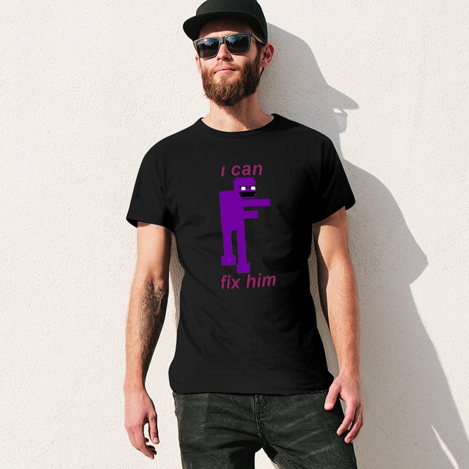 Purple Guy I can fix him T-Shi – Street Fashion For Short Guys Bewertung und Preis