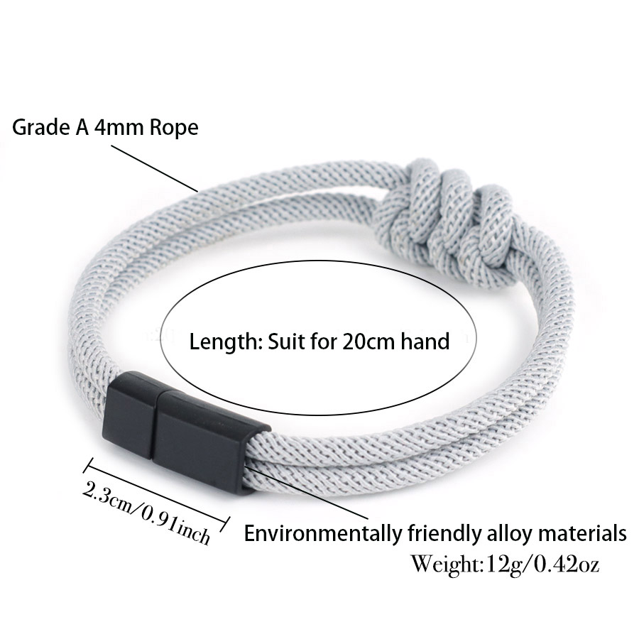 Stilvolles Herren-Seil-Armband – Street Fashion Milan Bewertung und Preis