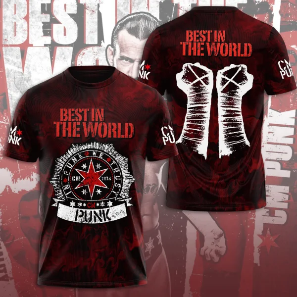 CM Punk 3D All-Over-Print T-Sh – Street Fashion For Short Guys Bewertung und Preis