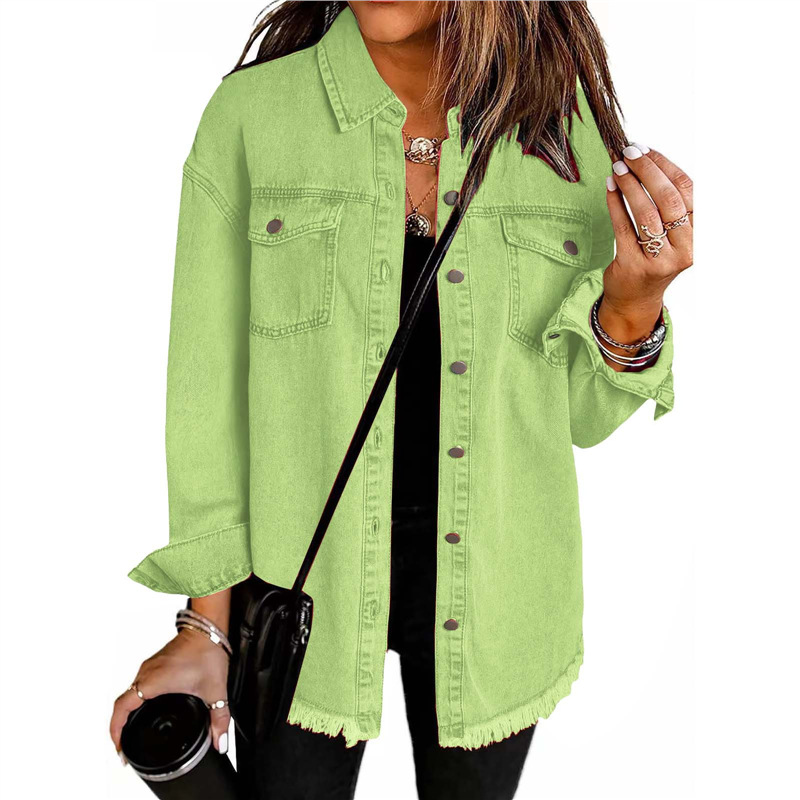Damen-Jeansjacke im Washed-Loo – Street Fashion Europe Bewertung und Preis