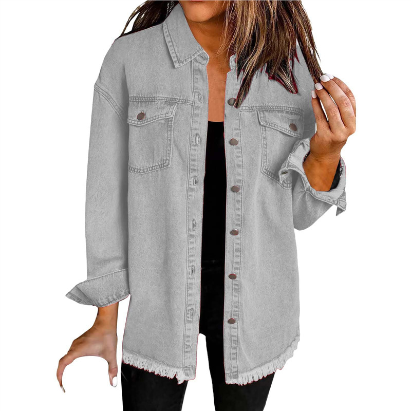 Damen-Jeansjacke im Washed-Loo – Street Fashion Europe Bewertung und Preis