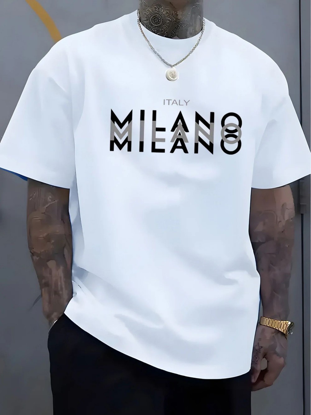 MILANO Sport-T-Shirt mit Buchs – Street Fashion Milano Bewertung und Preis