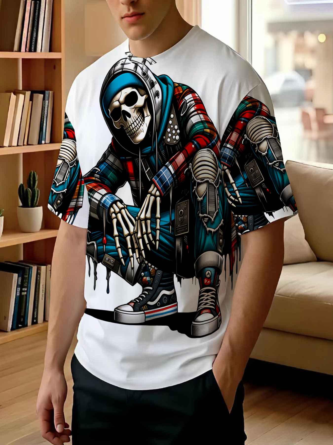 2026 Neues bedrucktes T-Shirt  – Street Fashion For Short Guys Bewertung und Preis