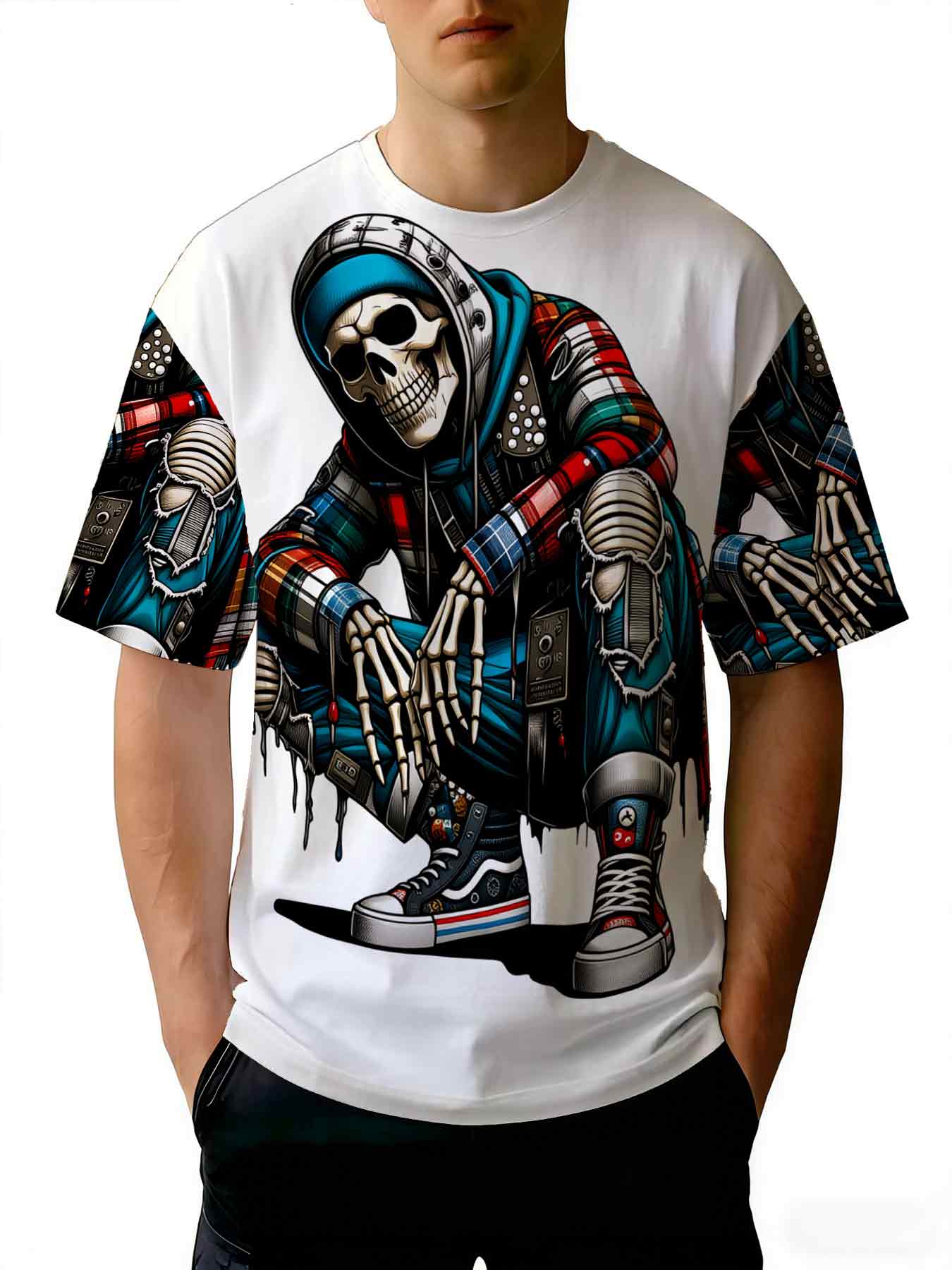 2026 Neues bedrucktes T-Shirt  – Street Fashion For Short Guys Bewertung und Preis